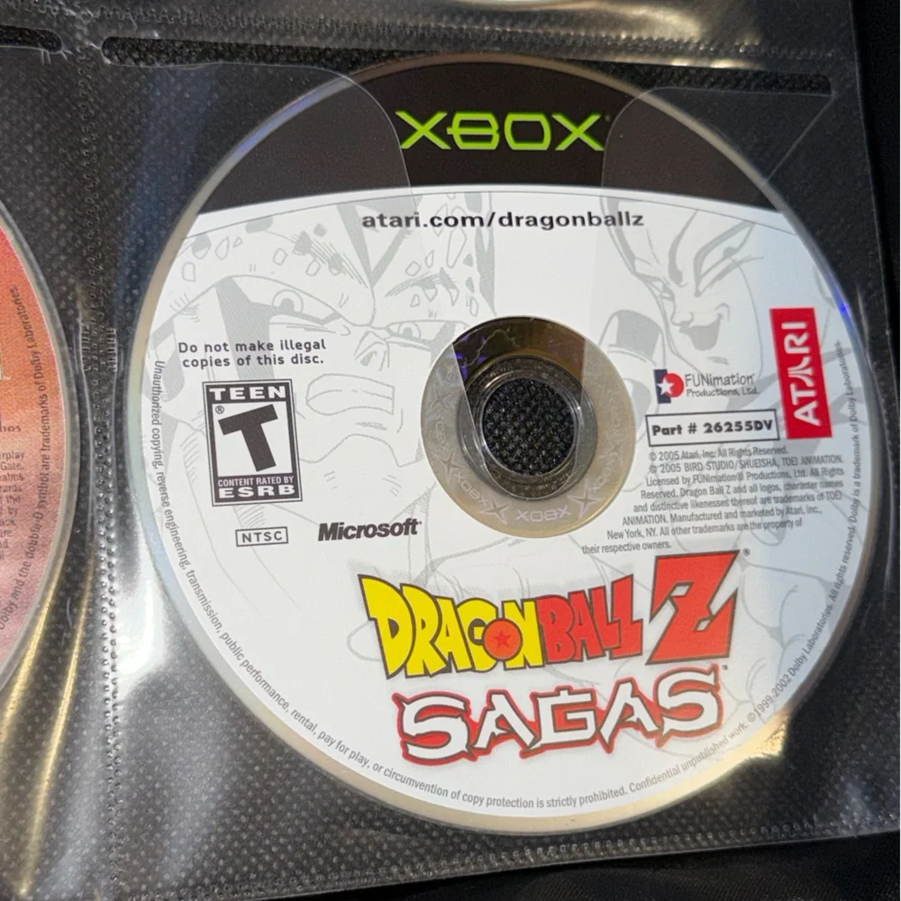 Microsoft Xbox Dragon Ball Z Sagas Video Game Rated T For Teen Used Pre Owned Us